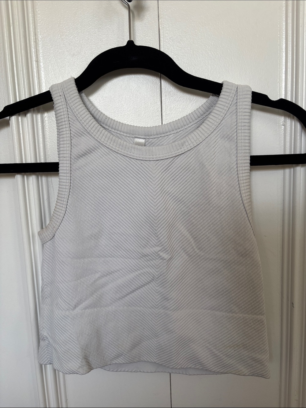 Nikibiki White Ribbed Tank Top
